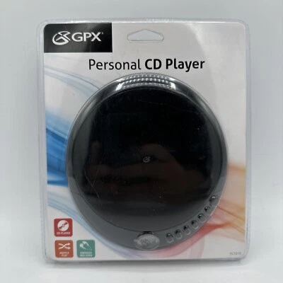 GPX Personal CD Player Model PC101B Sealed With Earbuds Batteries NOT Included - Image 1 of 4