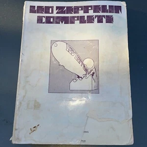 LED ZEPPELIN - COMPLETE - Songbook Original Vintage Collector's Good Condition - Picture 1 of 2