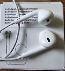 100% Genuine Official Apple Lightning EarPods Earphones iPad iPhone iPods A1748