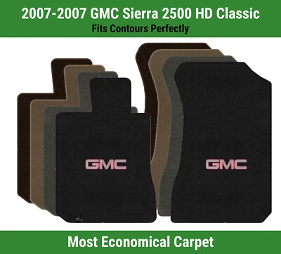 Lloyd Velourtex Front Mats for '07 GMC Sierra 2500 HD Classic w/Silver/Red GMC 1 - Image 1 of 4