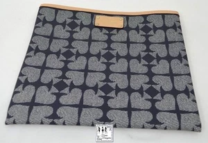 Kate Spade Ace of Spades BAG INSERT organizer make-up clutch tablet case purse - Picture 1 of 3
