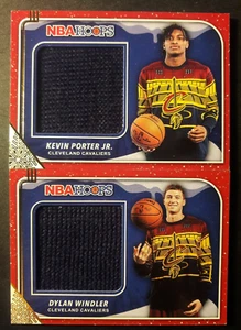 2019-20 HOOPS CLEVELAND CAVALIERS JERSEY [2] KEVIN PORTER JR WINDLER NM/MT 02277 - Picture 1 of 7
