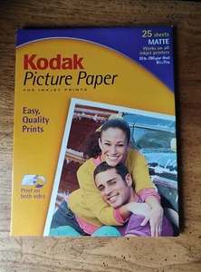 25 Sheets Kodak Premium Picture Paper for Matte Photos 8.5 x 11 in, 51 lb Paper - Picture 1 of 7