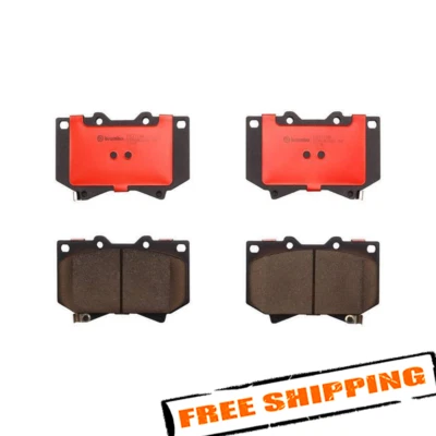 Juego de pastillas de freno delanteras NAO cerámica para Toyota Tundra Brembo 2000 2001 2002 2003 Foto 1 de 4