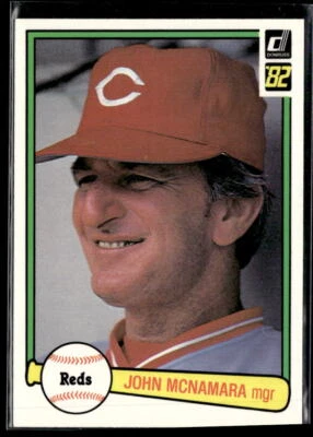 1982 Donruss #526 John McNamara - Image 1 of 2
