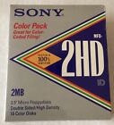 Sony 3.5" Micro Floppy Disk Double Sided IBM MFD-2HD 10 Disks, New Unopened