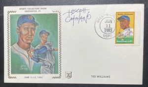 ,,Ted Williams Cachet Joseph Catalano Auto Signed 1983 - Picture 1 of 2