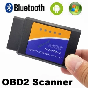 Mini Car OBD2 Bluetooth Diagnostic Scanner Code Reader Tool for Android Windows - Picture 1 of 9