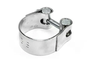 Échappement Clamp 38 MM Chrome pour BMW R 1000 Rs Honda Kawasaki Moto Guzzi - Photo 1/4