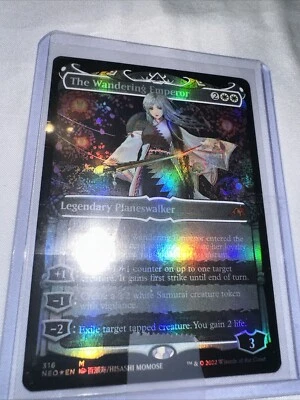 The Wandering Emperor (Showcase) Near Mint Foil - Kamigawa Neon Dynasty - MTG - Image 1 of 2
