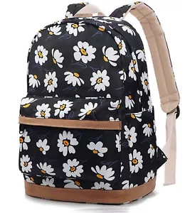 Floral Laptop Backpack School Bag Bookbags Lightweight Water Resistant Backpa... - Picture 1 of 6