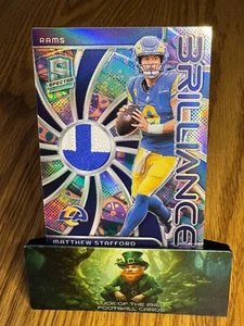2024 Spectra Matthew Stafford Prizm Brilliance Jersey #5/5 Rams - Picture 1 of 2