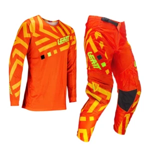 LEATT 3.5 GEARSET MOTOCROSS KIT YOUTH KIDS ORANGE OFFROAD MX JERSEY PANT COMBO - Picture 1 of 1