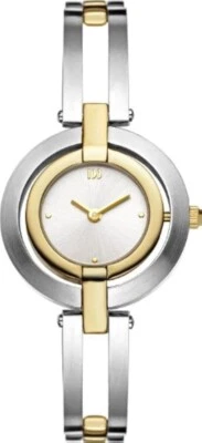 Danish Women's Quartz Luxury Watch White Dial  Silver Steel Bangle DZ120100 - Image 1 of 4