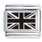 UNION JACK UK FLAG * Daisy Charm For use with 9mm Italian Modular charm bracelet