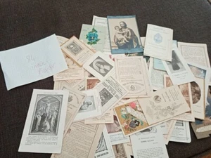Lot 84 images pieuses-anciennes-communion religion carte profession foi-messe - Foto 1 di 1