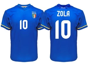 Camiseta Zola Talia Oficial 2024 Azul Gianfranco 10 Nuevo Font - Imagen 1 de 2