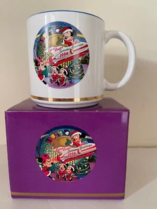 1994 EPCOT CENTER Mug Christmas Collection NIB Disney Limited Mickey Minnie - Picture 1 of 10