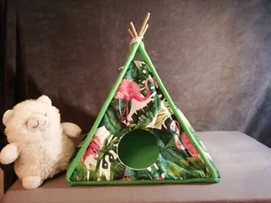 Katzenzelt, Haustierzelt, Kuschelhöhle, Hundebett, Katzenbett, Körbchen, Tipi - Bild 1 von 4