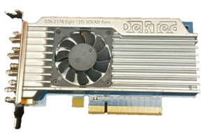 PAIR OF DekTec DTA-2178r2 8x 12G-SDI/ASI ports, low-profile PCIe cards - Afbeelding 1 van 4