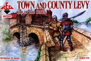 Red Box 72041 - 1/72 - War Of The Roses Town And County Levy Modelo Kit - Imagen 1 de 8
