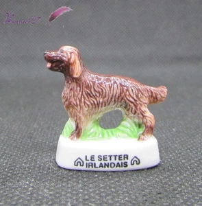 Feve Les Races de Chien Dog Edition Atlas " Le Setter Irlandais " #A31 - Photo 1/2
