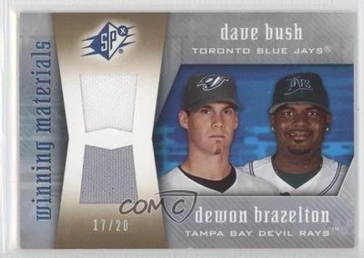 2005 SP Collection SPx Winning Materials Dual /20 Dave Bush Dewon Brazelton - Image 1 of 2