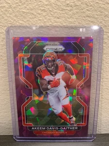2021 Panini Prizm Purple Ice Prizm /225 Akeem Davis-Gaither #275 Bengals - Picture 1 of 2