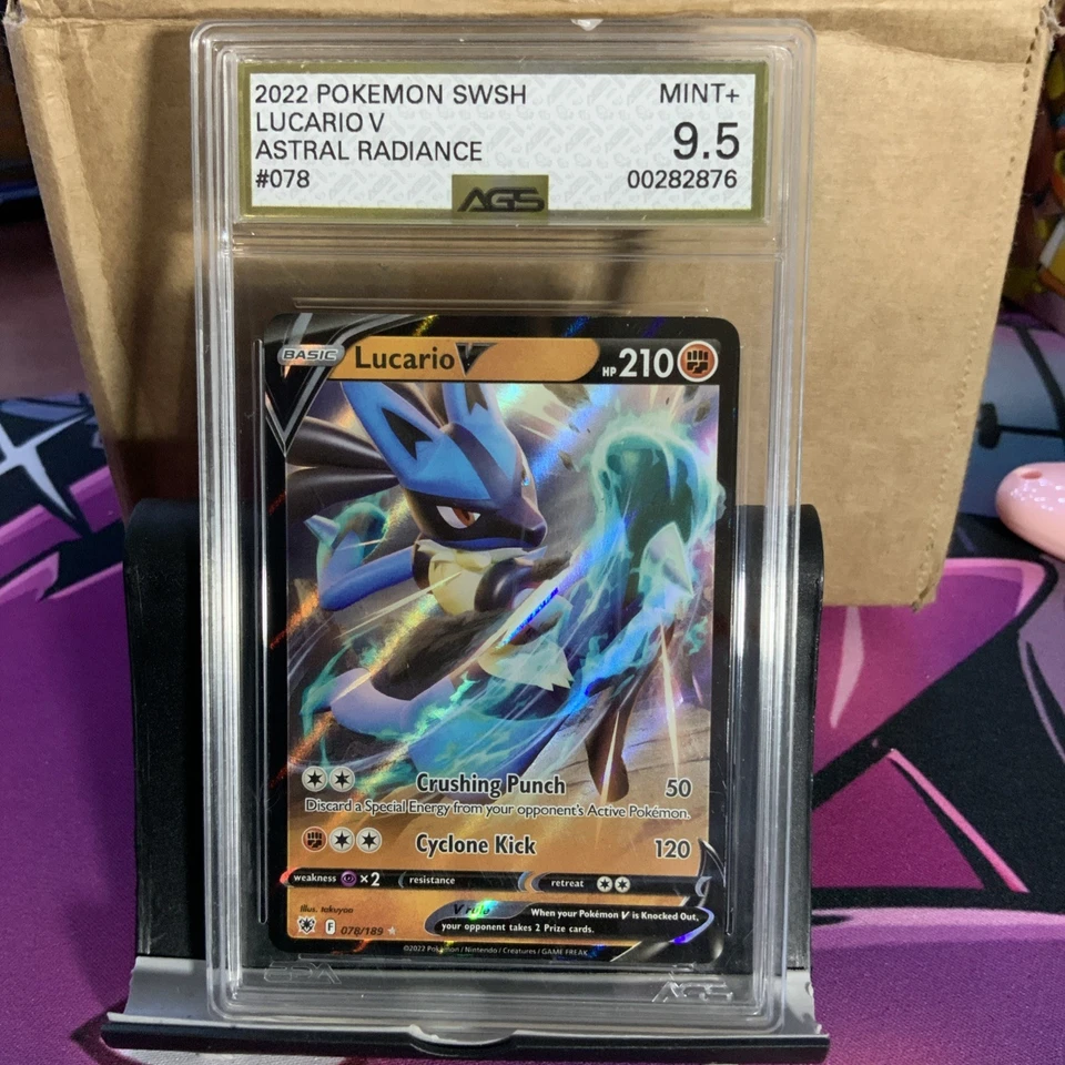 Pokémon TCG Pokémon 2022 Sword And Shield  Lucario V Astral Radiance #078￼ - Image 1 of 2