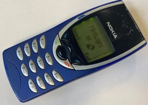 Nokia 8210 Handy ENTSPERRT Blau Tastatur Original Retro Voll Funktionsfähig - Bild 1 von 8