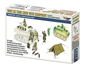 MIRAGE HOBBY 720003 MAQUETTE WW2 US TANK CREW WITH EQUIPMENT FOR M8 SCOTT & OTHE - Picture 1 of 1