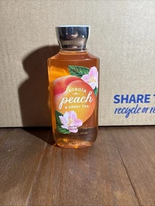 Bath & Body Works Georgia Pfirsich & süßer Tee Duschgel Shea & Vitamin E 10 Oz. - Bild 1 von 1