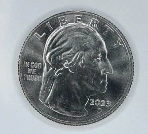 Rare Jovita Idar Quarter 2023 P Mint Error Coin Reading "In Cod We Trust" - Picture 1 of 3