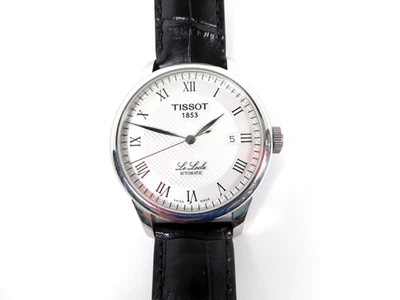 Reloj suizo para hombre TISSOT Le Locle L164/264-1 plateado automático fecha 25J 39 mm Foto 1 de 4