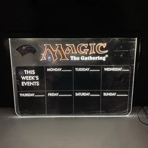 Magic the Gathering LED Sign Wizards of Coast Alliance Store Event Promo Lighted - Picture 1 of 24