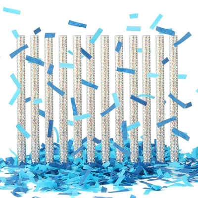 It's a Boy, paquete de 30 varitas de confeti reveladoras de género, papel de seda confeti película... Foto 1 de 4