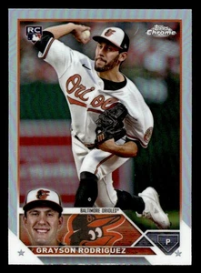2023 Topps Chrome #USC98 Grayson Rodriguez Rookie Refractor ORIOLES - Imagen 1 de 2