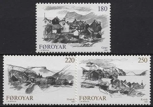 Färöer 1982 Färingische Dörfer 72/74 postfrisch - Picture 1 of 1
