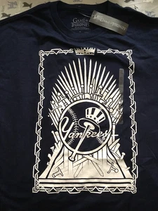 NY YANKEES SHIRT SGA XL GAME OF THRONES OFFICIAL TEE GOT 5/17/2019 - Picture 1 of 10