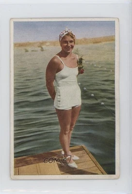 1936 Reemtsma Cigarettenfabrik Olympia 1932 Reprint Tobacco Dorothy Poynton-Hill - Image 1 of 2