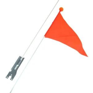1 Kinderfahrrad Sicherheitswimpel Fahne Wimpel Fähnchen Orange Wackelfahne NEU - Bild 1 von 1