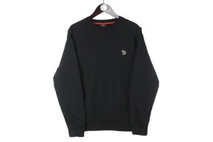 Paul Smith Sweatshirt Size L black crewneck jumper casual style pullover - Picture 1 of 6