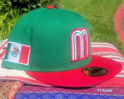 2023 WBC México Mundial Béisbol Clásico Gorra Ajustada Nueva Era 59FIFTY Foto 1 de 4