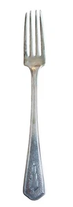 Vintage Beacon Silver-plate Fork 1930’s Art Deco Silverware - Picture 1 of 4