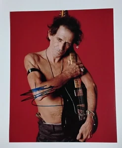 Keith Richards Signed 8 X 10 Photo With COA - Picture 1 of 2
