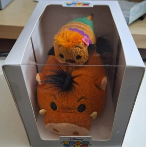 Disney Tsum Tsum Lion King Subscription TIMON & PUMBA Plush New In Box - Picture 1 of 2