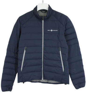 Sail Racing Spray Down Jacket Men M Zipper High Collar Quilted - Image 1 of 4
