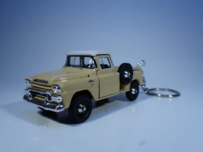 keychain  '58 STEPSIDE 4 x4 pickup 1958 GMC stepside 4 x 4   truck  key chain - Image 1 of 4
