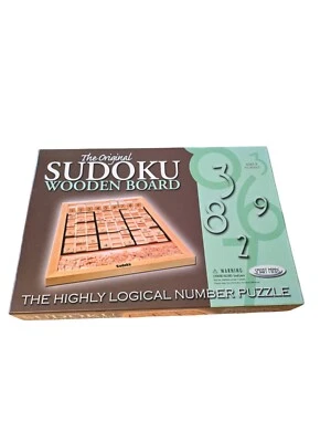 Smart Minds The Original Sudoku Wooden Board Game 100% Complete - Image 1 of 4