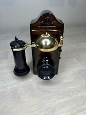 Avon: vintage Wild Country after shave wall mount phone antique glass bottle